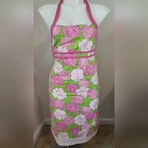 Lilly Pulitzer VTG Shell Sand Dollar Dress Girls size 14 Womens XS